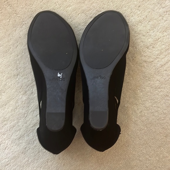 SOLD - NWT Black Me Too Wedge Strap Heels Size 11W **DO NOT BUY** - Picture 5 of 7